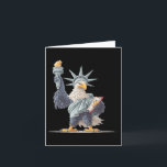 Carte Jolie Costume de Statue des États-Unis pour Vêteme<br><div class="desc">Joli Costume de Statue des États-Unis pour les Amateurs de Vêtements Patriotiques</div>