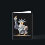 Carte Jolie Costume de Statue Usa Pour Vêtements Patriot<br><div class="desc">Joli Costume de Statue Usa Pour les Amateurs de Vêtements Patriotiques</div>