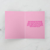 Carte Jolie couleur florale Lion de mer Anniversaire de  (Intérieur)