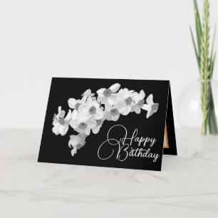 Carte Jolie Daffodiles Blancs Joli Bouquet Anniversaire