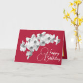 Carte Jolie Daffodiles Blancs Joli Bouquet Anniversaire (Fleur jaune)
