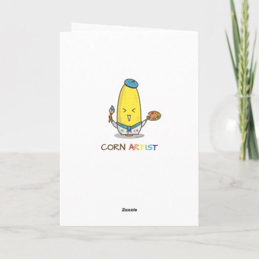 Carte Jolie déclaration d'amour au maïs pour quelqu'un d (Dos)