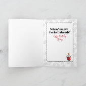 Carte Jolie Femme Cartoon Sweet Classy Joyeux anniversai (Intérieur)