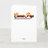 Carte Jolie femme de couleur avec des fleurs Anniversair (Dos)