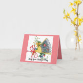 Carte Jolie fête des mères de fans (Fleur jaune)