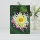 Carte Jolie Fleur Dahlia (Debout devant)