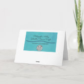 Carte Jolie Fleurs d'Orchidée Blanche Bible Verse Art No (Dos)