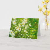 Carte Jolie Fleurs Faisy Foi Art Faith Bible Verse Pensé (Fleur jaune)