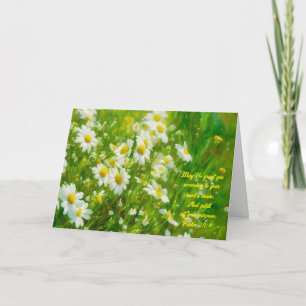 Carte Jolie Fleurs Faisy Foi Art Faith Bible Verse Pensé