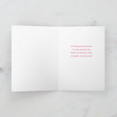 Carte Jolie florales colorées Photo Grand-mère Anniversa (Intérieur)