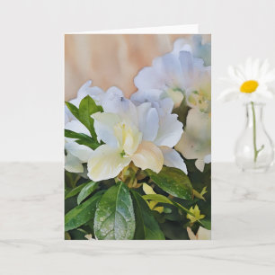 Carte Jolie Gardenia Flowers Art Note Card