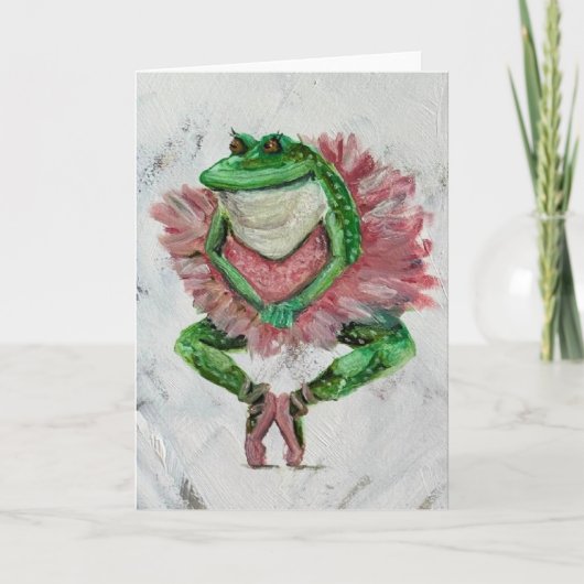 Carte Jolie grenouille (Devant)