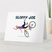 Carte Jolie Joe Funny Biden Chemise Sloppy Joe Biden Fun (Devant)