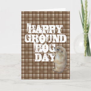 CARTE JOLIE JOURNÉE DE LA GROUNDHOG