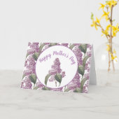 Carte Jolie Lilacs Fleurs Fête des Mères Fêtes (Fleur jaune)