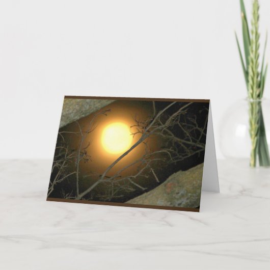Carte Jolie Lune Pour Votre Anniversaire ! (Devant)