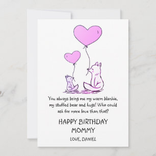 Carte Jolie maman d'anniversaire