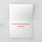 Carte Jolie Monsters Enfants Halloween (Intérieur)