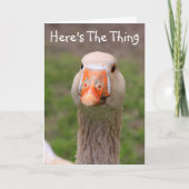 Carte Jolie Oie Et Bossy S'En Sortent Bien (Devant)