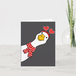Carte Jolie Oie Xoxo Sois Mienne Joyeuse Saint-Valentin
