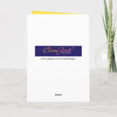 Carte Jolie Pâques De Votre Chiot Lapin Snuggle (Dos)