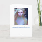 Carte Jolie Pearlescent Femme Blank (Dos)