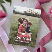 Carte Jolie photo de la fête des mères HEART LOVE YOU MA