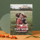 Carte Jolie photo de la fête des mères HEART LOVE YOU MA