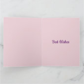 Carte Jolie retraite Florale personnalisée (Intérieur)