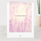 Carte Jolie retraite Florale personnalisée (Dos)