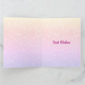 Carte Jolie retraite Florale personnalisée (Intérieur)