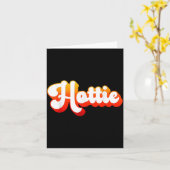 Carte Jolie Rétro Vintage Coquine (Fleur jaune)