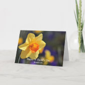 Carte Jolie Saint David's Day Daffodil personnalisé (Devant)