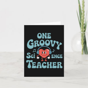 Carte Jolie Science Prof Groovy Appréciation Retour À