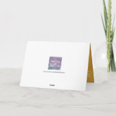 Carte Jolie sorcière d'halloween (Dos)