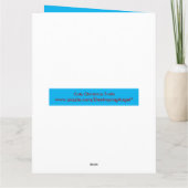 Carte Jolie tortue de Noël avec coquille fleurie (Dos)