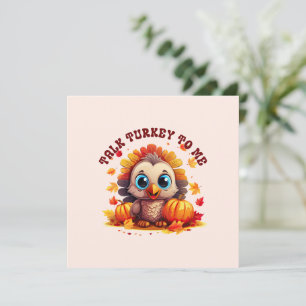 Carte Jolie Turquie et feuillage d'automne