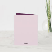 Carte Jolie vieille dame ajouter un message (Dos)