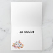 Carte Jolies citrouilles à l'aquarelle pastel (Intérieur)