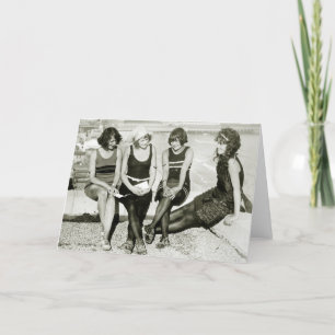 Carte Jolies filles, années 20