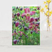 Carte Jolies fleurs et bourgeons Printemps Photo Fête de (Fleur jaune)