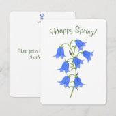 Carte Jolies Jacinthes de Printemps (Devant / Derrière)