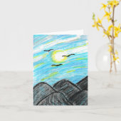 Carte Jolies Montagnes (Fleur jaune)