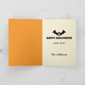 Carte Jolies sorcières caricaturales avec nom Halloween  (Intérieur)