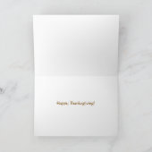 Carte Jolis biscuits de Thanksgiving pour exprimer sa gr (Intérieur)