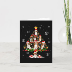 Carte Jolis éclairages de sapin de Noël pour amateurs de