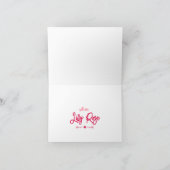 Carte Jolis petits cœurs roses - Joyuse Galentine's Day  (Intérieur)