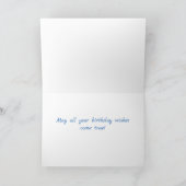Carte Jolis petits pandas sur fond blanc pour un anniver (Intérieur)