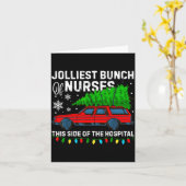 Carte Jolliest Bunch Of Nurses This Side Of The Hostal C (Fleur jaune)