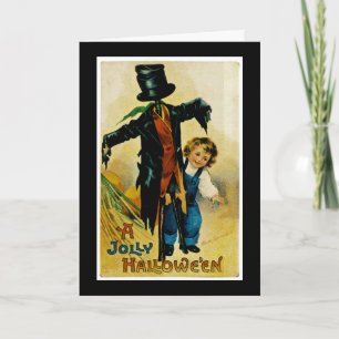 Carte Jolly Halloween Scarecrow